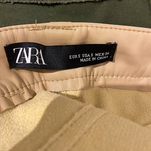 LEATHER SKIRT FROM ZARA - Picture 2 of 3